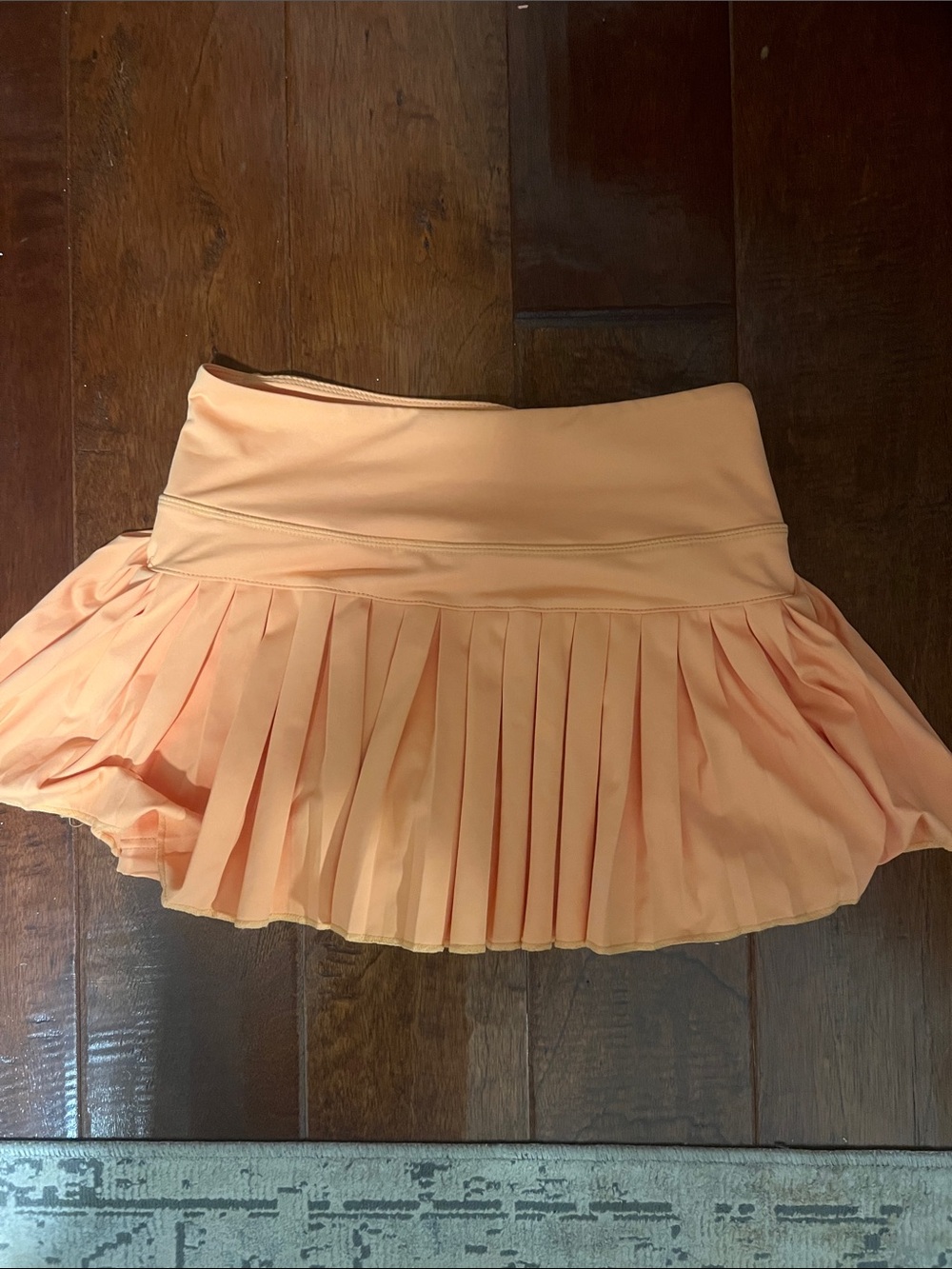 orange gold hinge skirt